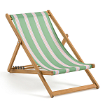 Шезлонг из акации и ткани Argentina варинант исполнения - 1 | Loft Concept в Перми