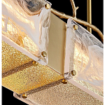 Люстра прямоугольная из фактурного стекла Chandelier Beam варинант исполнения - 1 | Loft Concept в Перми