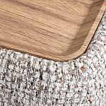 Столик прикроватный мягкий Soft Table from Chenille варинант исполнения - 4 | Loft Concept в Перми