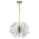 Люстра с крупными рельефным декором в виде лепестков 60 см Ethereal Bloom варинант исполнения - 2 | Loft Concept в Перми