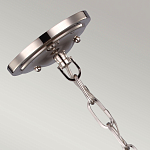 Подвесной светильник со стальным плафоном и белым матовым стеклянным шаром Feiss варинант исполнения - 3 | Loft Concept в Перми