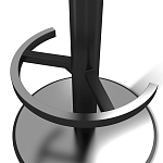 Барный стул вращающийся со спинкой Синий Велюр Vendramin Chair варинант исполнения - 6 | Loft Concept в Перми