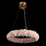 Люстра кольцевая с частичками натурального горного хрусталя Crystal Shimmer варинант исполнения - 3 | Loft Concept в Перми
