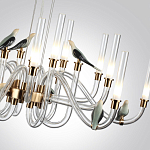 Люстра с декоративными птицами Ganthea D 93 см варинант исполнения - 3 | Loft Concept в Перми