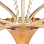 Люстра с плафонами в виде цветов Golden Bird of Paradise варинант исполнения - 2 | Loft Concept в Перми