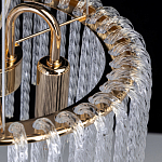 Люстра с подвесными рифлеными стеклянными трубками Nembus варинант исполнения - 19 | Loft Concept в Перми