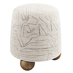 Пуф Wakonda ножки с деревянными шариками  варинант исполнения - 2 | Loft Concept в Перми