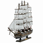 Декоративная модель деревянного тёмно-коричневого парусника в подарочной упаковке With The low варинант исполнения - 3 | Loft Concept в Перми