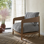 Кресло с каркасом из массива ясеня Deniaud Ash Grey Armchair варинант исполнения - 13 | Loft Concept в Перми