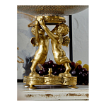 Чаша фарфоровая на двух бронзовых ангелах Eden Garden варинант исполнения - 5 | Loft Concept в Перми