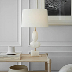 Настольная лампа на фигурном мраморном основании Conundrum варинант исполнения - 2 | Loft Concept в Перми