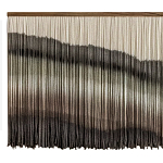 Пейзаж из нитей Макраме Wall decor Black and White Landscape варинант исполнения - 5 | Loft Concept в Перми