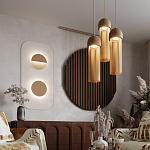 Бра круглое натуральная Пробка Natural Cork варинант исполнения - 5 | Loft Concept в Перми