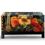 Комод чёрный с росписью Натюрморт Still life варинант исполнения - 1 | Loft Concept в Перми