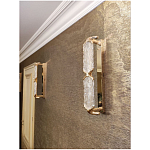 Бра прямоугольное с текстурным природным рисунком IceFlame варинант исполнения - 6 | Loft Concept в Перми