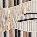 Художественный Гобелен из нитей Макраме Dunes Wall Art варинант исполнения - 2 | Loft Concept в Перми