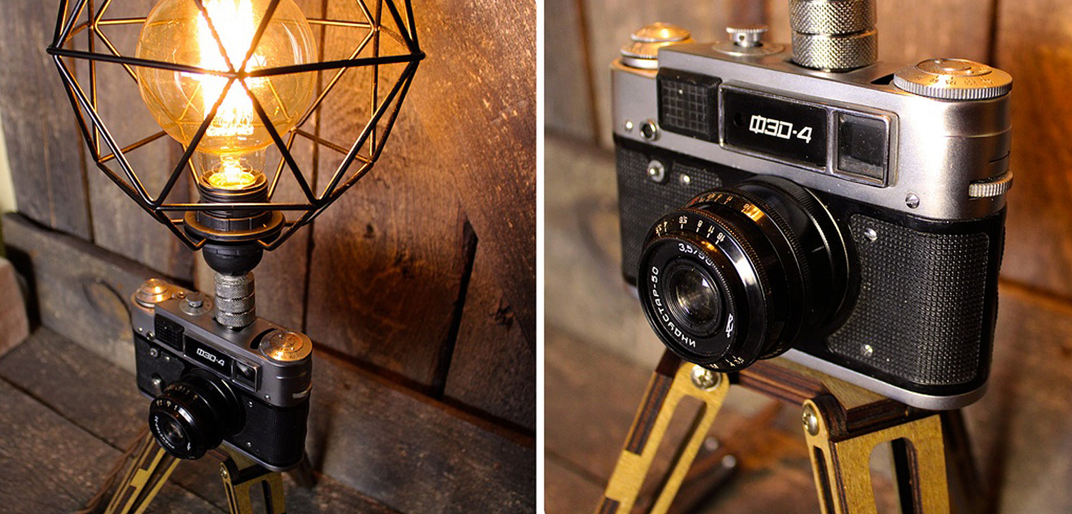 Настольная лампа Retro Camera Настольная лампа Retro Camera - Loft-Concept в Перми