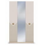 Шкаф трёхдверный с 1-ой зеркальной дверью Satin Furniture варинант исполнения - 2 | Loft Concept в Перми