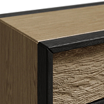 Комод 4 ящика с подсветкой на рельефном фасаде Warm Industrial варинант исполнения - 4 | Loft Concept в Перми