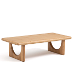 Стол журнальный из массива и шпона дуба Oak Essence Carden варинант исполнения - 1 | Loft Concept в Перми