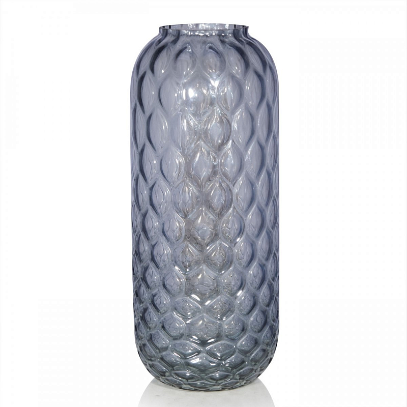 Ваза Glass Lava Ornament Серый (Gray) Ваза Glass Lava Ornament Серый (Gray) в Перми | Loft Concept