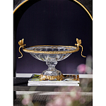 Чаша из прозрачного стекла с рельефным ободком и фигурками стрекоз Eden Garden варинант исполнения - 2 | Loft Concept в Перми