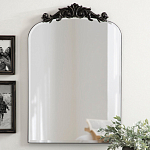 Зеркало с изысканной короной и безрамным полотном Crowned Mirror варинант исполнения - 1 | Loft Concept в Перми