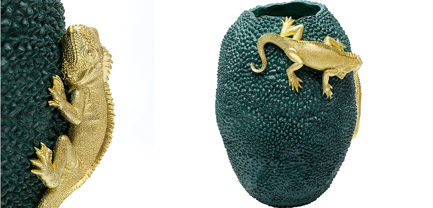 Ваза Two Lizards and green fruit Ваза Two Lizards and green fruit - Loft-Concept в Перми