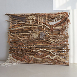 Большая Абстрактное Панно из веток и нитей Dryad Wall Art варинант исполнения - 4 | Loft Concept в Перми