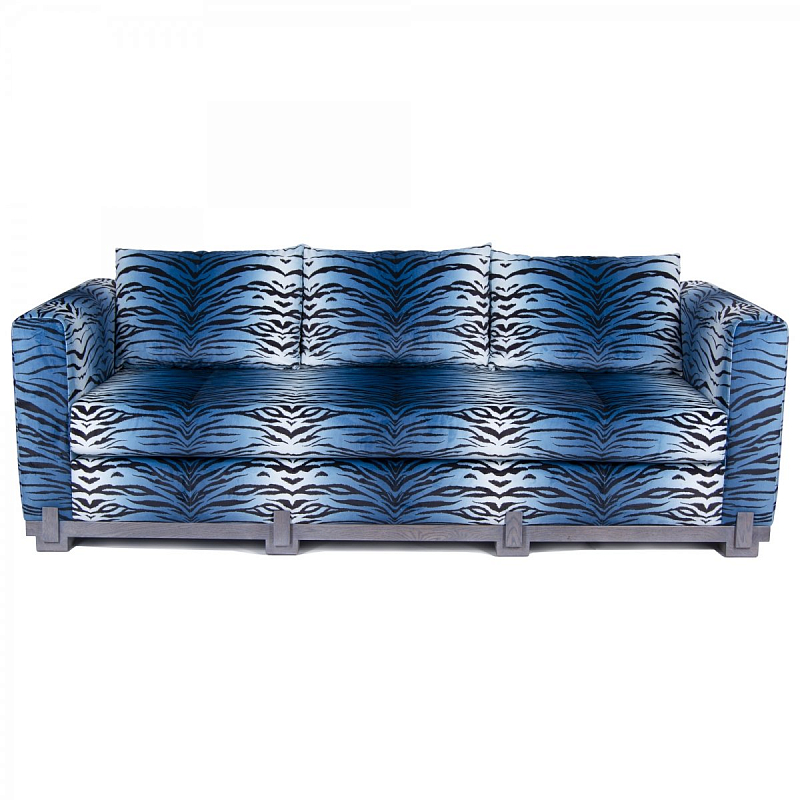 Диван Ida Sofa Blue Tiger Светло-синий в Перми | Loft Concept 