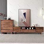 Тумба под телевизориз массива дерева TV Stand made of Walnut Wood варинант исполнения - 2 | Loft Concept в Перми