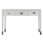 Дизайнерский Письменный стол Elsa Dreams White с тремя ящиками варинант исполнения - 5 | Loft Concept в Перми