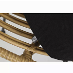 Стул круглый с ротанговым плетением Round Wicker Stool варинант исполнения - 6 | Loft Concept в Перми