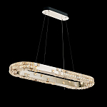 Люстра овальная с мозаичным хрустальным оформлением Sparks of Crystal варинант исполнения - 1 | Loft Concept в Перми