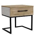 Тумба прикроватная с ящиком в стиле лофт Urban Style Space 2 варинант исполнения - 1 | Loft Concept в Перми