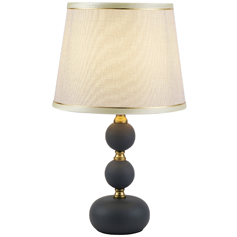 Настольная лампа с абажуром Altera Lampshade White Black Gold Table Lamp Золотой Молочный Черный Настольная лампа с абажуром Altera Lampshade White Black Gold Table Lamp Золотой Молочный Черный в Перми | Loft Concept