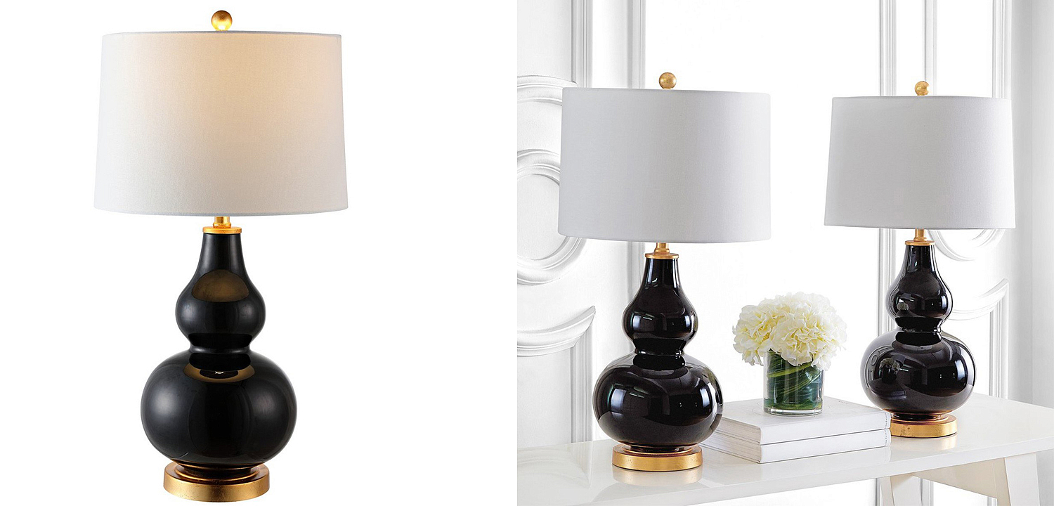 Настольная лампа Loraine Black Table lamp Настольная лампа Loraine Black Table lamp - Loft-Concept в Перми