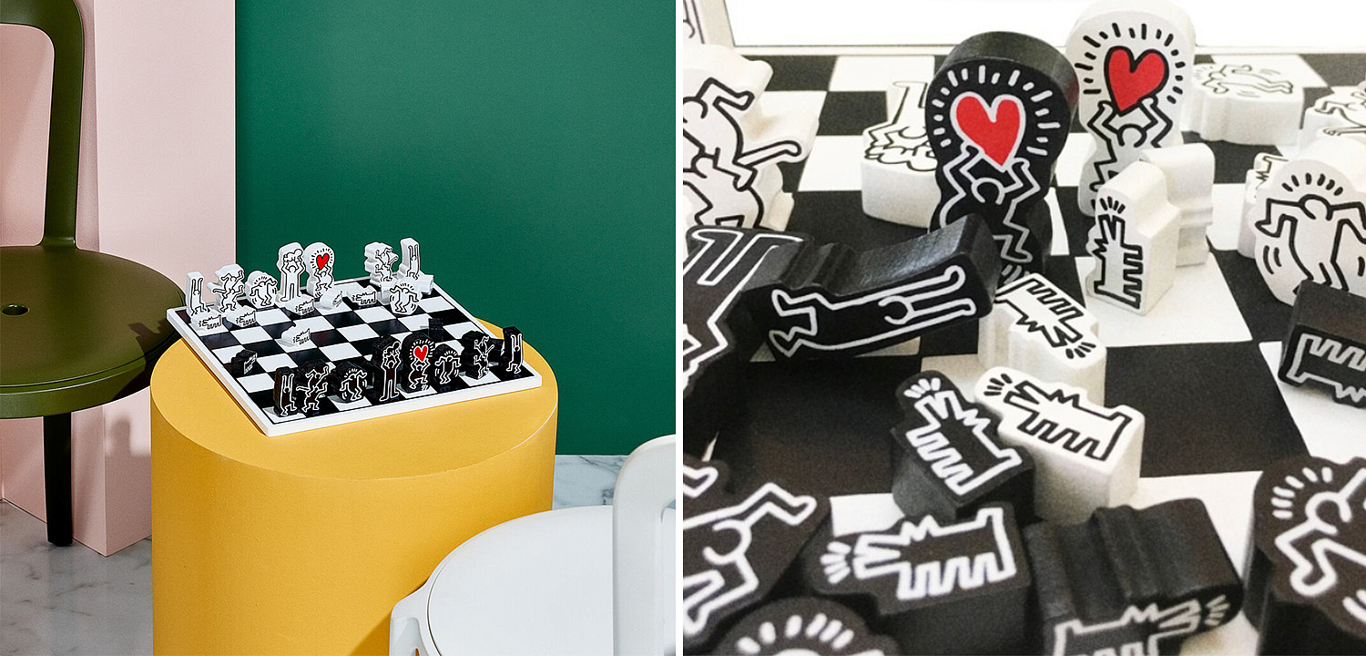 Деревянный шахматный набор Keith Haring Chess Set Деревянный шахматный набор Keith Haring Chess Set - Loft-Concept в Перми