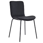 Стул черный с обивкой из велюра Black Archie Chair варинант исполнения - 2 | Loft Concept в Перми