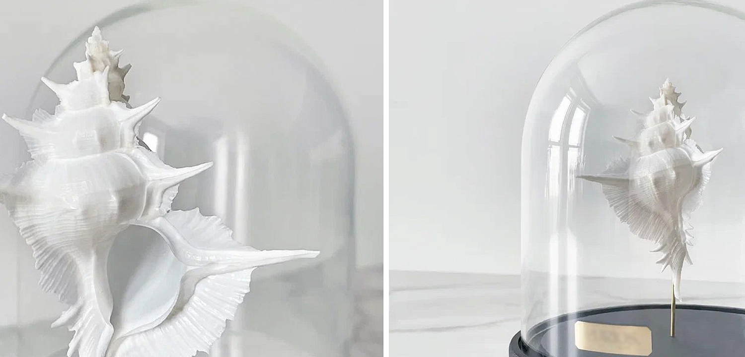 Статуэтка Murex Alabaster Glass Cloche Статуэтка Murex Alabaster Glass Cloche - Loft-Concept в Перми