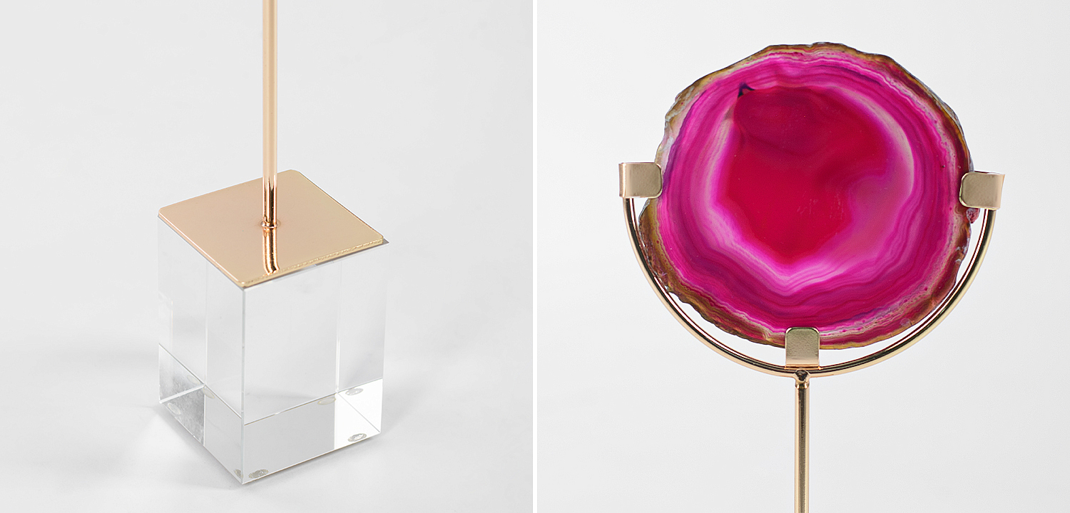 Комплект из 2-х статуэток AGATE DESIGN Pink Комплект из 2-х статуэток AGATE DESIGN Pink - Loft-Concept в Перми