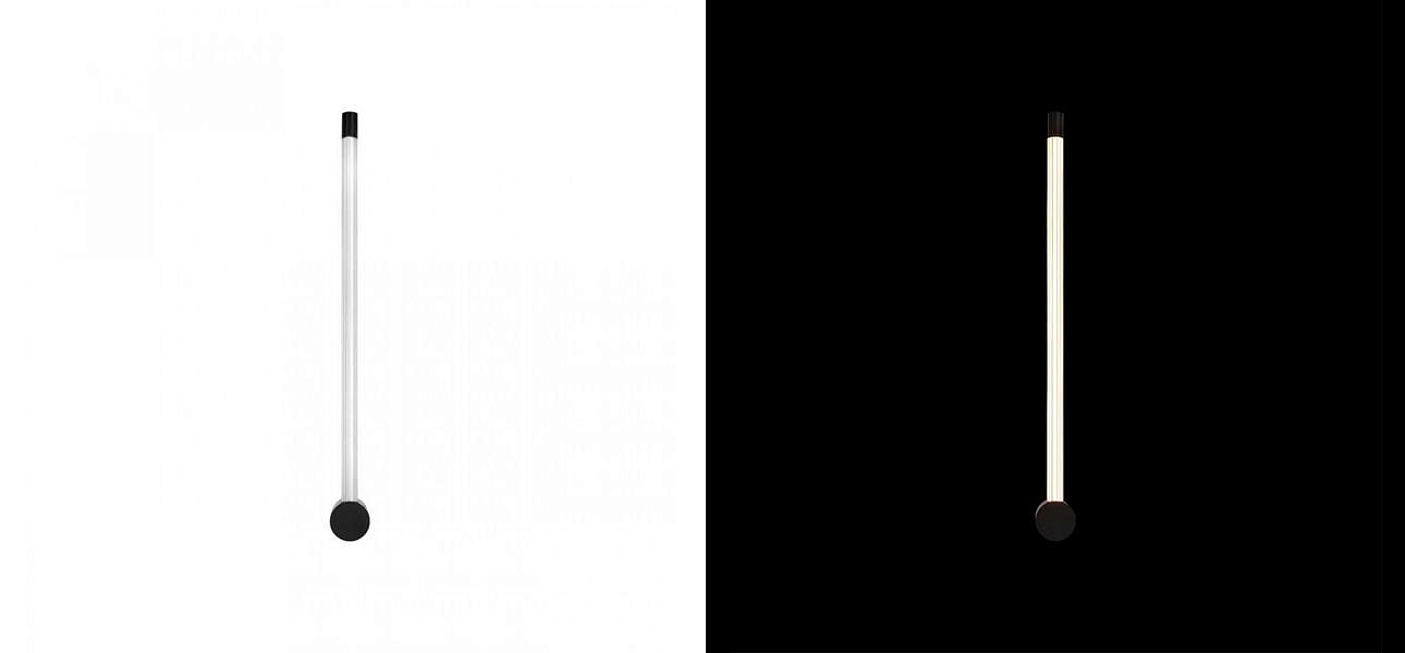 Бра светодиодное Trumpet Tube Black White bottom Бра светодиодное Trumpet Tube Black White bottom - Loft-Concept в Перми