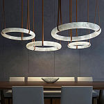 Люстра в форме обруча из натурального камня Minerals of Light варинант исполнения - 7 | Loft Concept в Перми