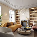 Бра с хрустальными подвесками Quasar варинант исполнения - 7 | Loft Concept в Перми