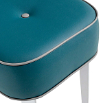 Квадратный мягкий пуф на белых ножках Winton Pouf Square варинант исполнения - 14 | Loft Concept в Перми