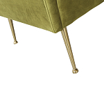 Кресло велюровое оливковое с подушкой Relaxation Soft варинант исполнения - 4 | Loft Concept в Перми