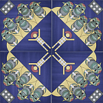 Плитка дизайнерская с узором Мангалоры варинант исполнения - 2 | Loft Concept в Перми