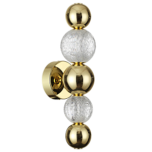 Светодиодное бра Crystal Globule Золото