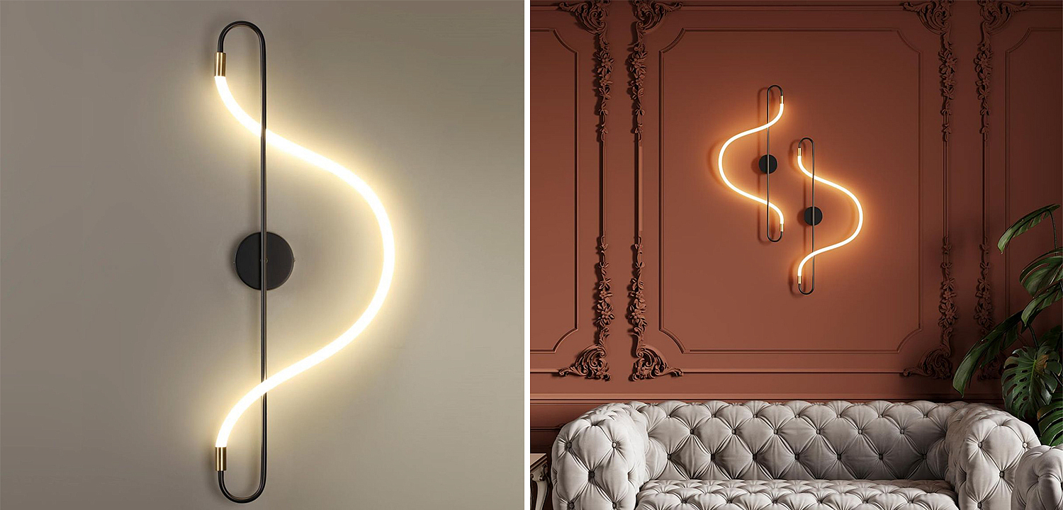 Бра GLORIFY WALL Black Wall lamp 80 Бра GLORIFY WALL Black Wall lamp 80 - Loft-Concept в Перми