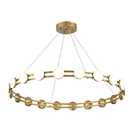 Люстра кольцевая с круглыми светодиодными источниками света Maxine Light варинант исполнения - 9 | Loft Concept в Перми